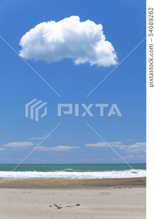 Blue sky and clouds and the sea Blue sky and clouds and the sea 54089262