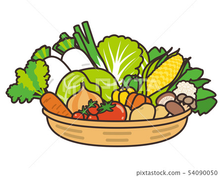 在籃子裡的蔬菜 54090050