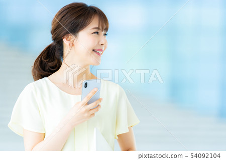 Female employee Business woman Working woman Female employee Business woman Working woman 54092104