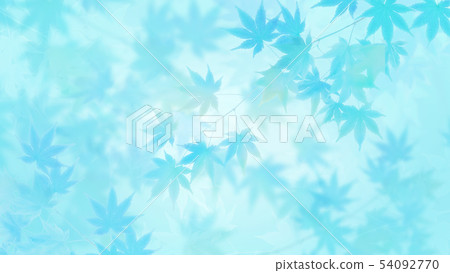 Background-Japanese-Japanese style-Japanese pattern-Japanese paper-Autumn leaves-summer-light blue Background-Japanese-Japanese style-Japanese pattern-Japanese paper-Autumn leaves-summer-light blue 54092770