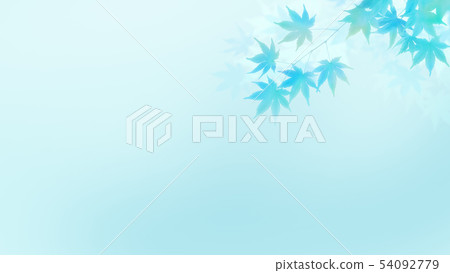 Background-Japanese-Japanese style-Japanese pattern-Japanese paper-Autumn leaves-summer-light blue Background-Japanese-Japanese style-Japanese pattern-Japanese paper-Autumn leaves-summer-light blue 54092779