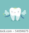 Fairy tooth, dental cartoon concept. 54094675