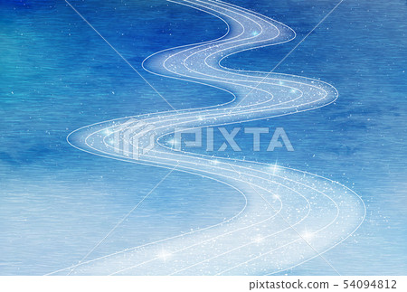 River summer greeting card background 54094812
