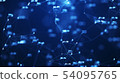 Growing global network and data connections. 54095765