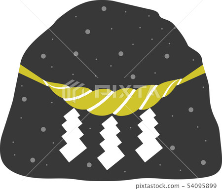 Sage stone icon vector 54095899