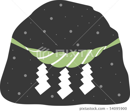 Sage stone icon vector 54095900