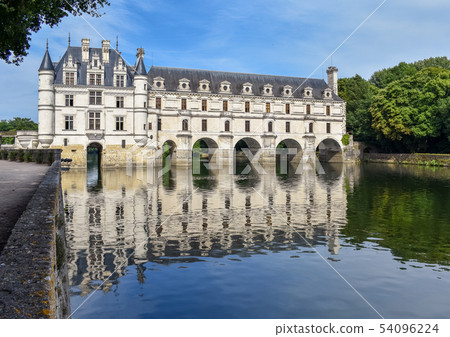 Chateau de Chenonceau on the Cher River - France, Chateau de Chenonceau on the Cher River - France, 54096224