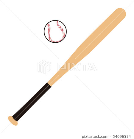 야구 방망이와 공 Baseball bat Baseball ball 일러스트 - 스톡일러스트 ...