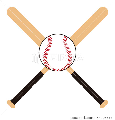 棒球棒和球棒球棒棒球球圖 棒球棒和球棒球棒棒球球圖 54096558