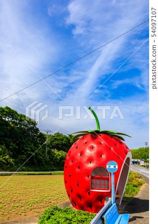 Onagaicho Fruit Bus Stop: Strawberry [Onagai Town, Isahaya City, Nagasaki Prefecture] 54097107