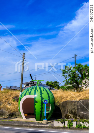 Konagai-cho水果巴士站：西瓜[長崎縣Konagai-cho] 54097231