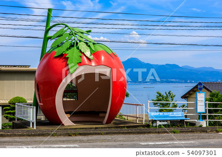 Konagai-cho水果巴士站：番茄[長崎縣Kawaha市Konagai-cho] 54097301