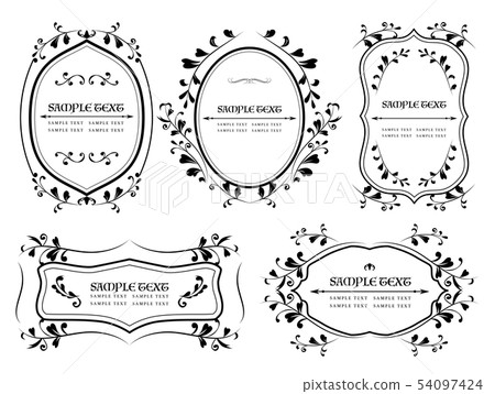 Frame Decorative Frame Elegant Frame Decorative Frame Elegant 54097424