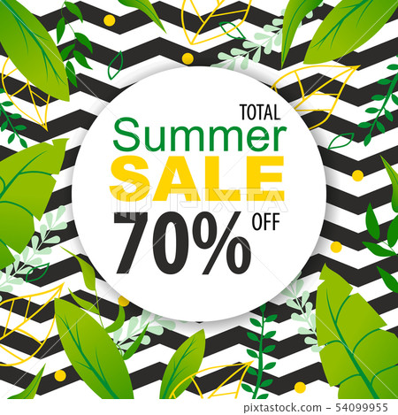 Total Summer Sale up to 70 Percent Flat Banner Total Summer Sale up to 70 Percent Flat Banner 54099955