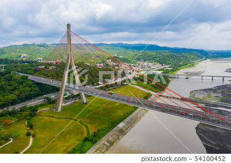 台灣高雄高屏溪斜張橋Kaohsiung Bridge, Asia, Taiwan 台灣高雄高屏溪斜張橋Kaohsiung Bridge, Asia, Taiwan 54100452