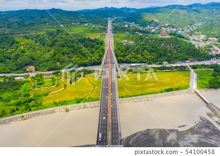 台灣高雄高屏溪斜張橋Kaohsiung Bridge, Asia, Taiwan 台灣高雄高屏溪斜張橋Kaohsiung Bridge, Asia, Taiwan 54100458