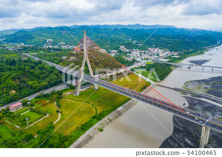 台灣高雄高屏溪斜張橋Kaohsiung Bridge, Asia, Taiwan 台灣高雄高屏溪斜張橋Kaohsiung Bridge, Asia, Taiwan 54100465