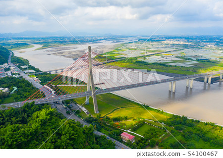 台灣高雄高屏溪斜張橋Kaohsiung Bridge, Asia, Taiwan 54100467
