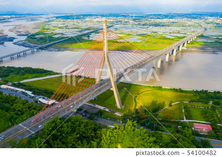 台灣高雄高屏溪斜張橋Kaohsiung Bridge, Asia, Taiwan 台灣高雄高屏溪斜張橋Kaohsiung Bridge, Asia, Taiwan 54100482
