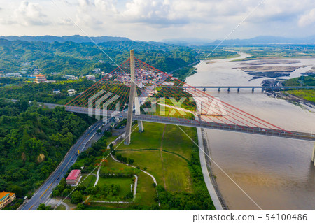 台灣高雄高屏溪斜張橋Kaohsiung Bridge, Asia, Taiwan 54100486