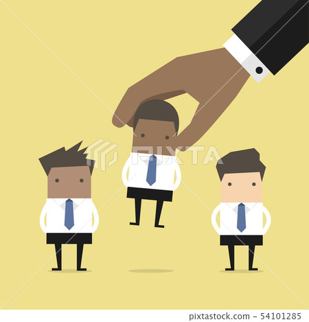 Picking the right candidate businessman. 54101285