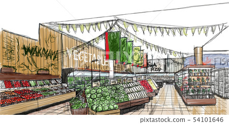 超級市場 54101646