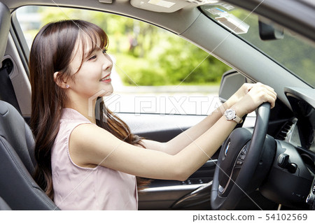 汽車,駕駛,司機,驅動器,商界女強人 汽車,駕駛,司機,驅動器,商界女強人 54102569