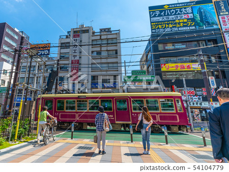 Tokyo cityscape in Japan I look at Otsuka station square and sun mall Otsuka shopping street etc. 54104779
