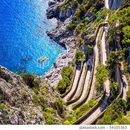 Via Krupps, Capri island, Italy 54105363