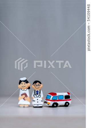 Hospital doctor nurse ambulance Hospital doctor nurse ambulance 54109448