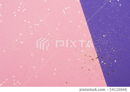 Glitter on the pink background Glitter on the pink background 54110848