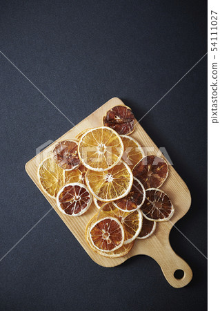 Dry Orange on Patisserie Board Dry Orange on Patisserie Board 54111027