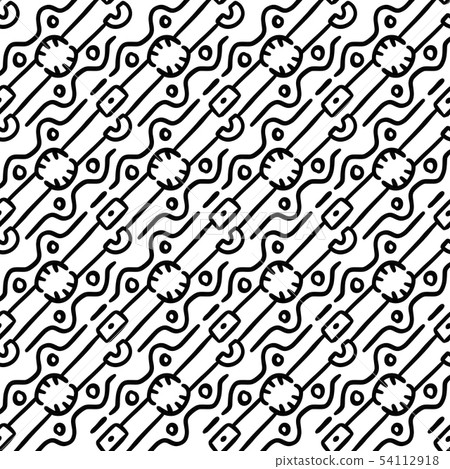 Seamless aztec vector pattern. - Stock Illustration [54112918] - PIXTA