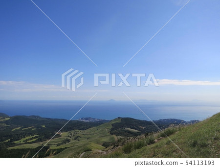 藍天,海洋,高原和翡翠藍 藍天,海洋,高原和翡翠藍 54113193