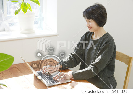 Female middle age Female middle age 54113293