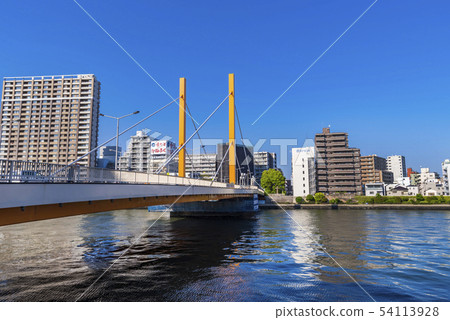 Landscape of Shin Ohashi and Sumida River Landscape of Shin Ohashi and Sumida River 54113928