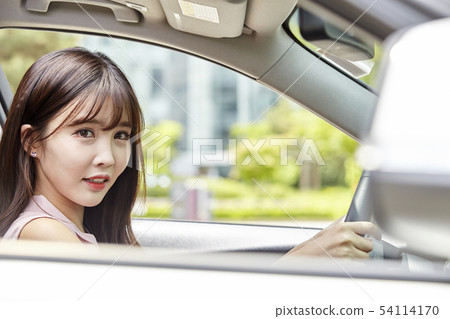 Car, driving, driver, drive, business woman Car, driving, driver, drive, business woman 54114170