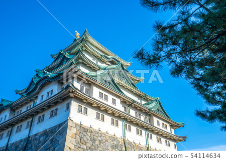 Main keep of Nagoya Castle in Nagoya, Japan 54114634