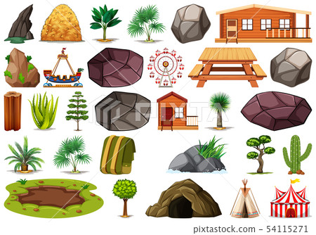 Set of park element Set of park element 54115271