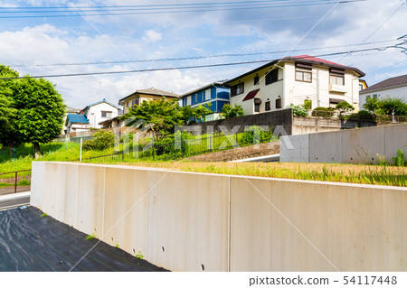 City view seen from the terrain City view seen from the terrain 54117448