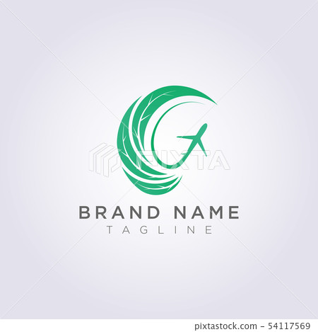 Logo Design Combined circular leaves with abstract 54117569