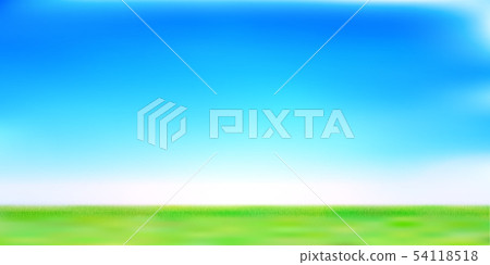 Sky Prairie landscape background - Stock Illustration [54118518] - PIXTA