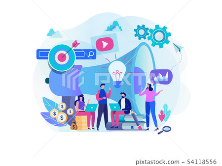 Digital marketing strategy team. Content manager.  54118556