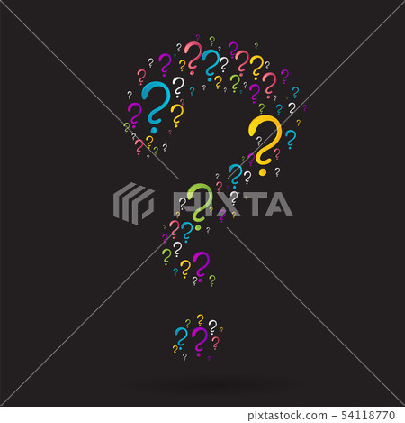 Colorful Questions. Sign Question signs colorful vector illustration, - Stock Illustration ...