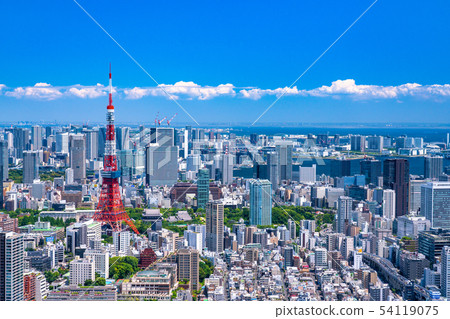 《東京》初夏的東京城市形象 《東京》初夏的東京城市形象 54119075