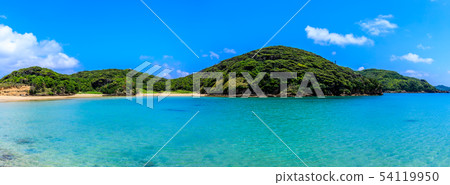 辰之島（辰之島海灘）全景[長崎縣壹岐市] 54119950