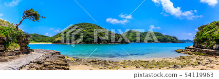 辰之島（辰之島海灘）全景[長崎縣壹岐市] 54119963