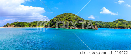 Tatsunoshima (Tatsunoshima Beach) Panorama [Iki City, Nagasaki Prefecture] 54119972