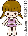Swimsuit girl 54120419