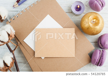 craft notebook with purple macarons craft notebook with purple macarons 54120785